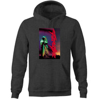 Dynamic Samurai 3.0.  AS Colour Stencil - Pocket Hoodie Sweatshirt