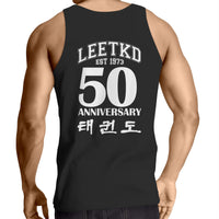 LEETKD 50th Anniversay AS Colour Lowdown - Mens Singlet Top