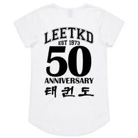 LEETKD 50th Anniversary Kick AS Colour Mali - Womens Scoop Neck T-Shirt