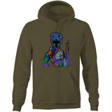 >POWERUP!   AS Colour Stencil - Pocket Hoodie Sweatshirt