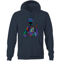 >POWERUP!   AS Colour Stencil - Pocket Hoodie Sweatshirt