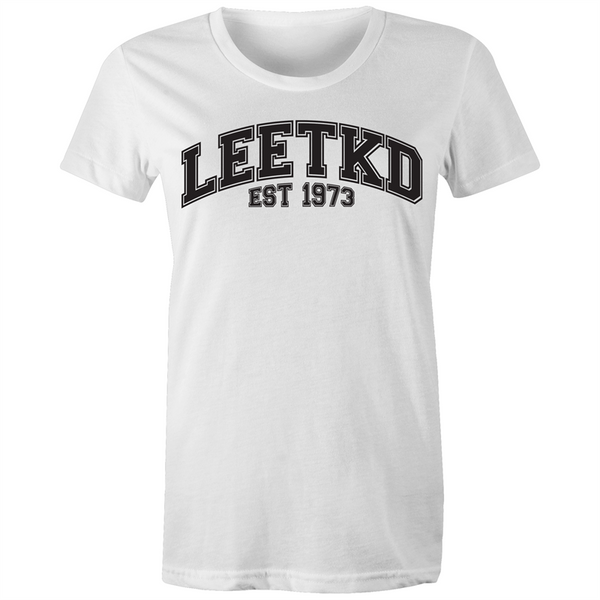 LEETKD Logo AS Colour - Women's Maple Tee